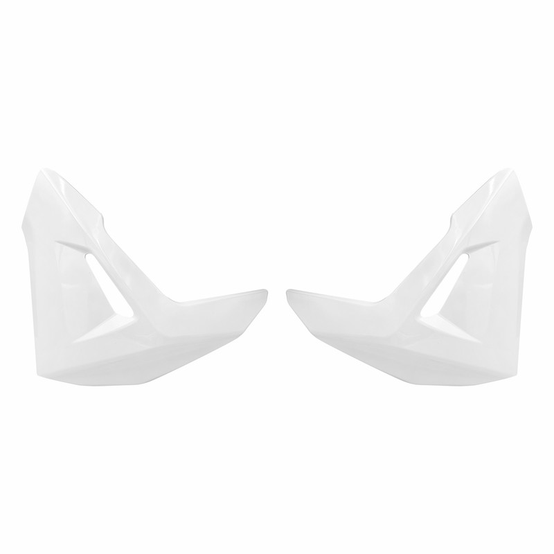 فلاپ/ بال جلو باک موتور سیکلت مدل گلکسی NA180 بسته 2 عددی  رنگ سفید